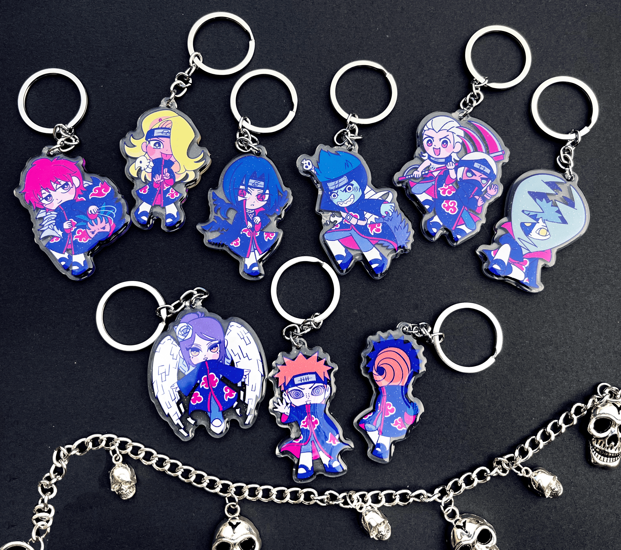 AKATSUKI] Glitter Epoxy Charms | celchuno